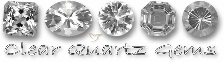 Pietre preziose di quarzo bianco