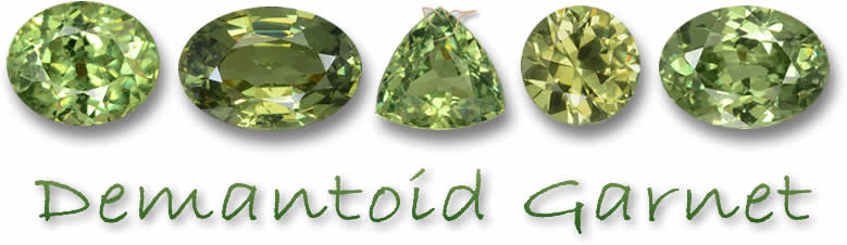 Buy Demantoid Garnet Gemstones