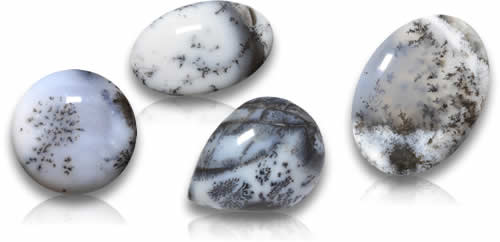 Pietre preziose di agata dendritica