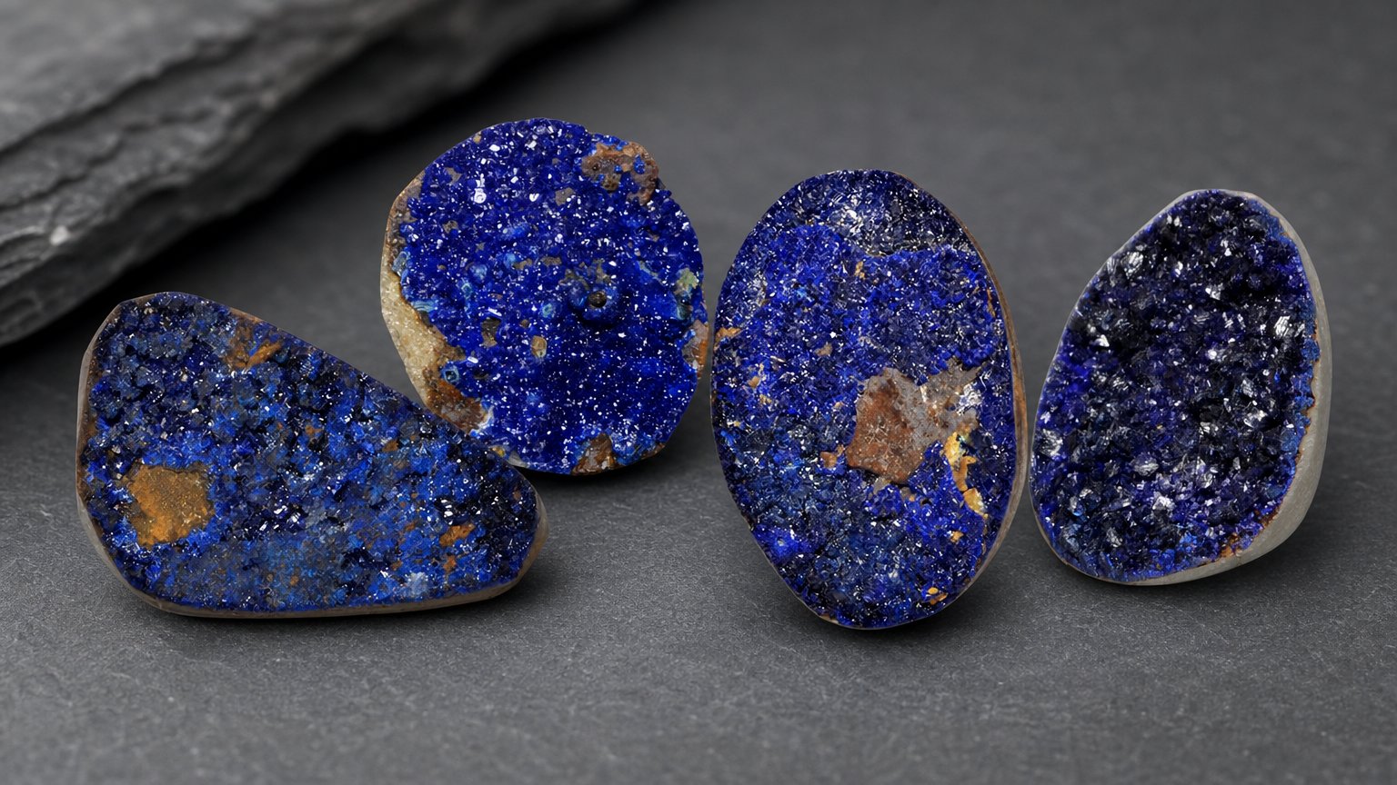 Guida all'acquisto di pietre preziose di azzurrite druzy naturale