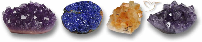 Pietre preziose druzy di forma strana