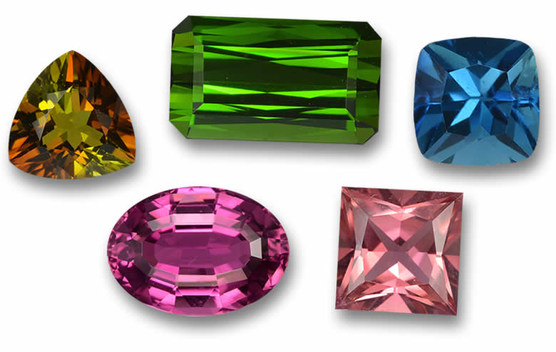 Eye Clean Tourmaline Gemstones - Natural, Certified