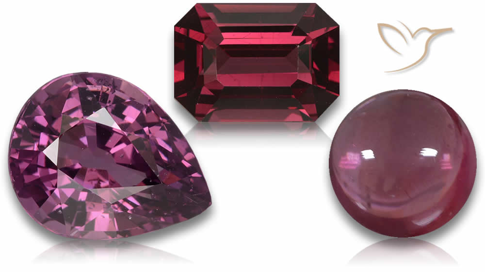 Granato rodolite naturale