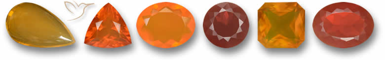 Gamma di colori opale di fuoco