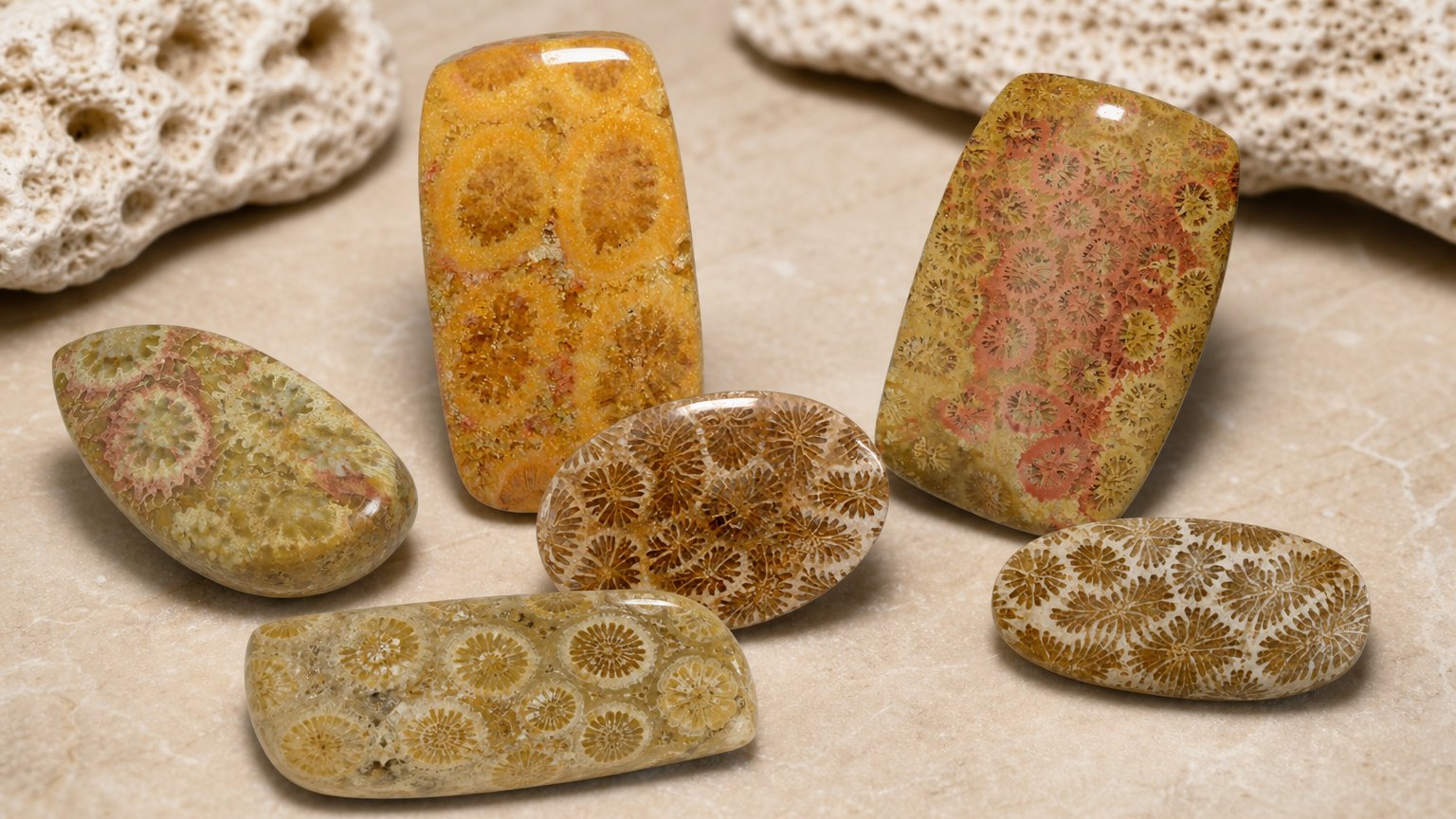 Gemme naturali di corallo fossile: guida all'acquisto