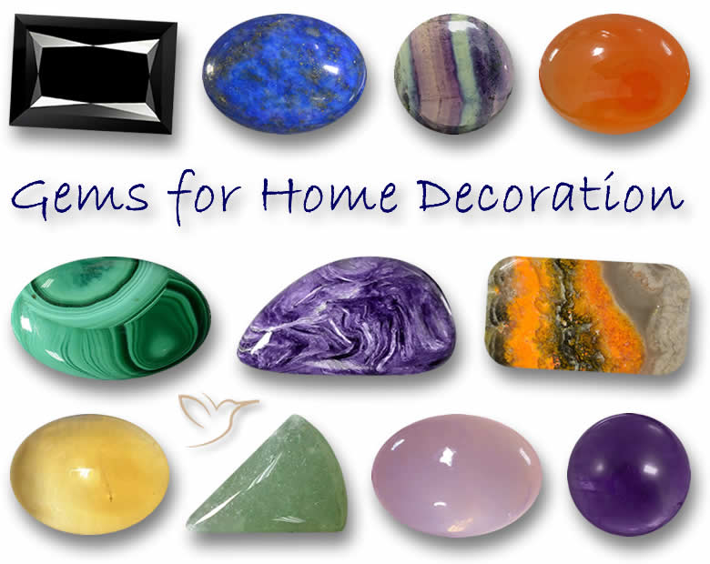 Pietre preziose per la decorazione