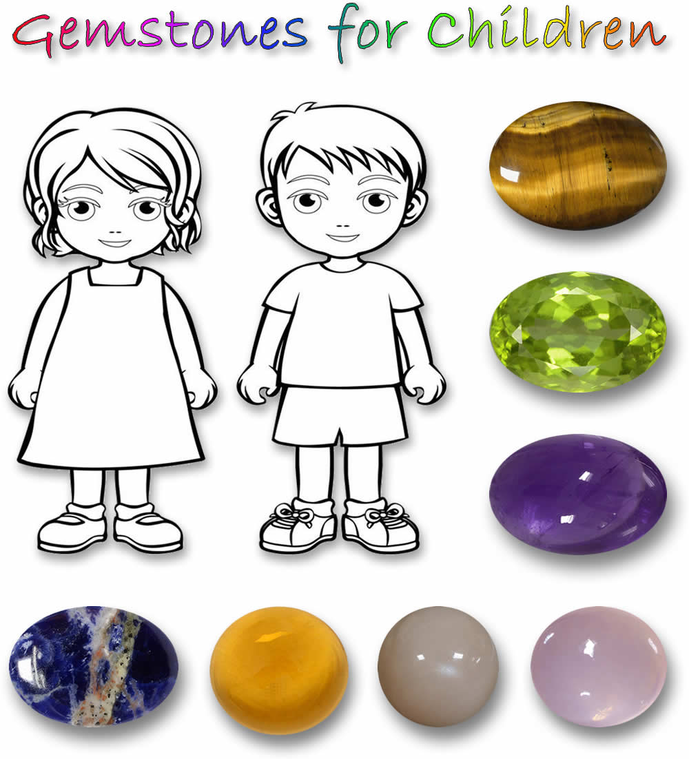 Pietre preziose per bambini