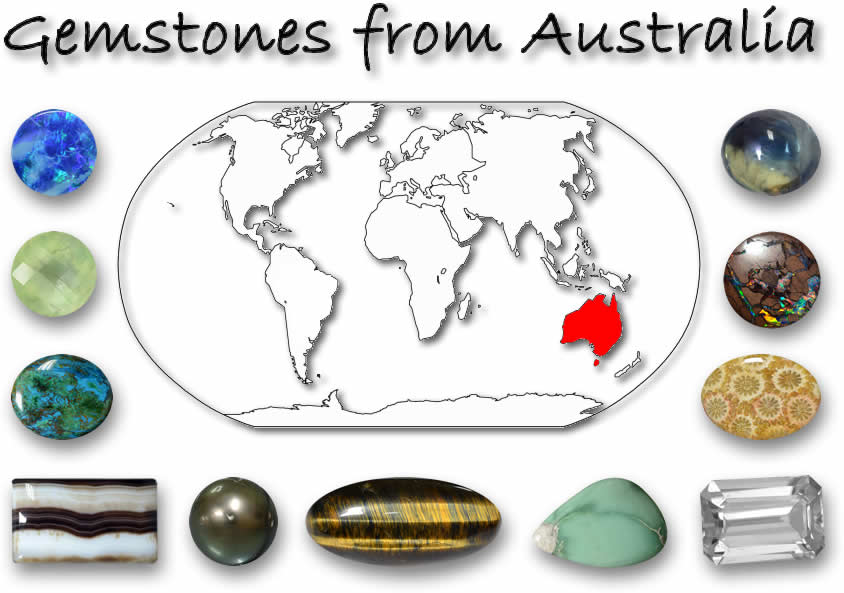 Pietre preziose trovate in Australia