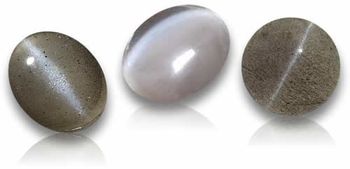 Pietre preziose Scapolite occhio di gatto grigio