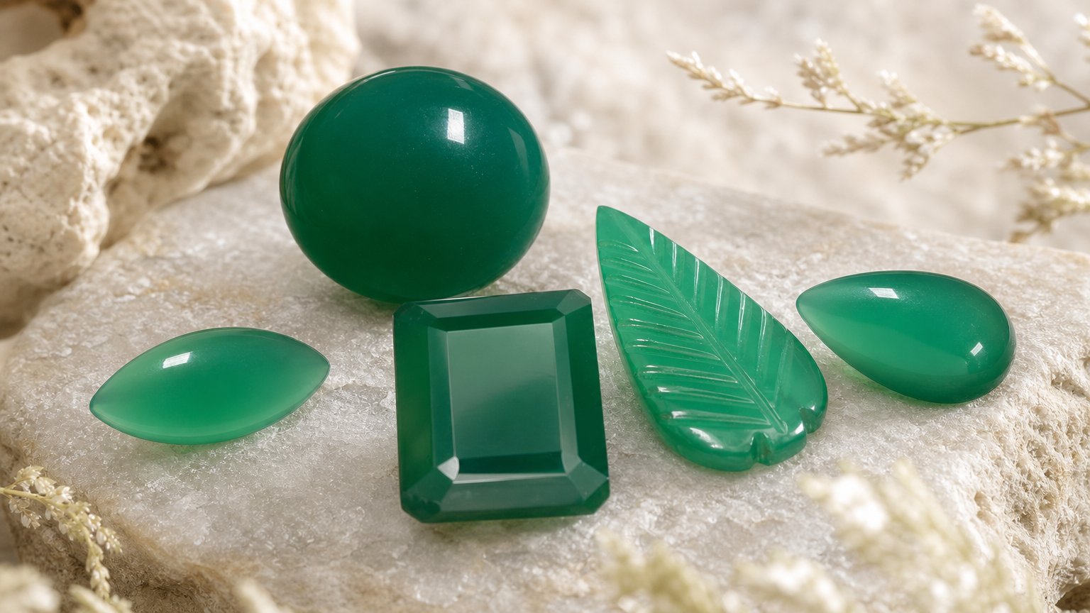 Agata verde naturale: guida all'acquisto