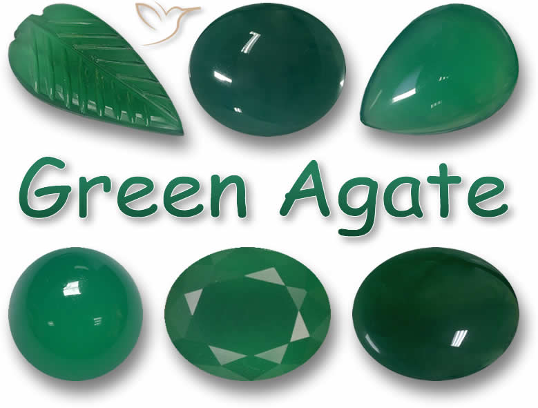 Acquista gemme di agata verde