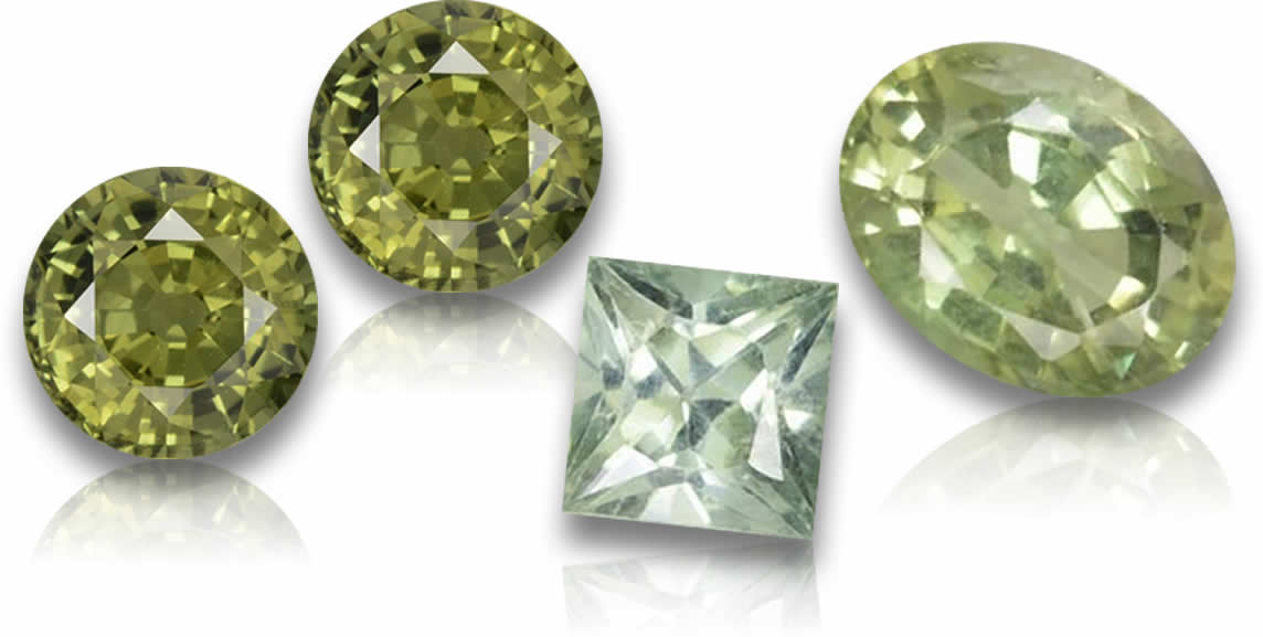 Zaffiro verde in vendita