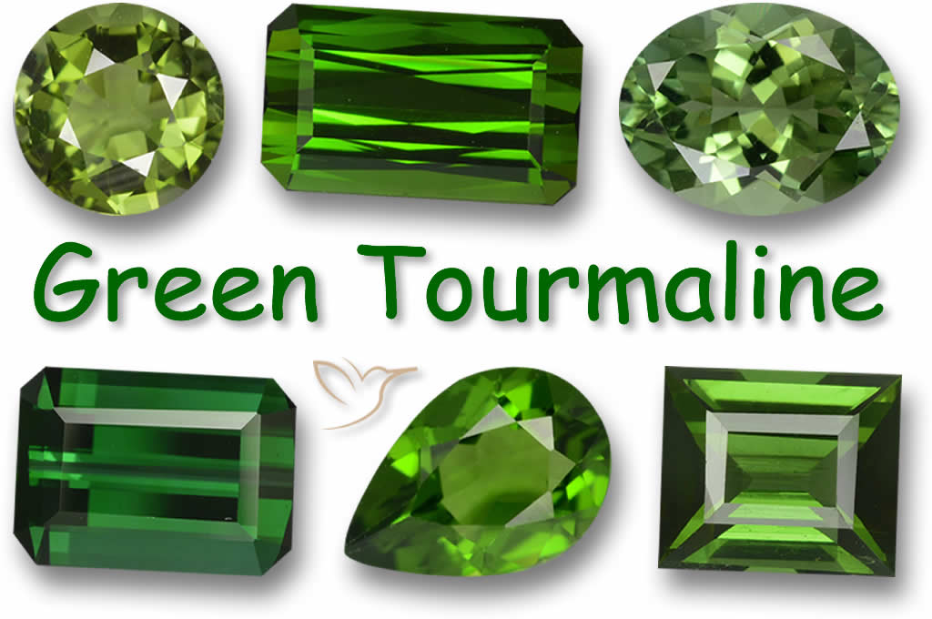 Tormalina verde - Gemme sciolte certificate da GemSelect