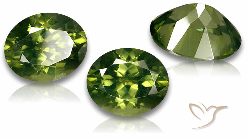 Raro zircone verde