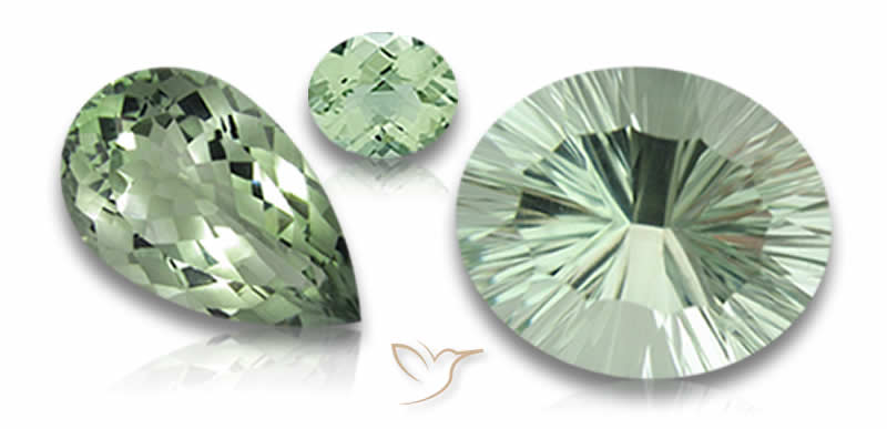 Pietre preziose di prasiolite