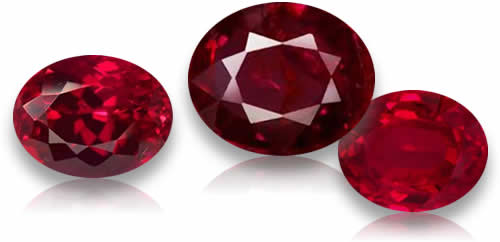 Ruby Heat Solo rubini naturali riscaldati in vendita