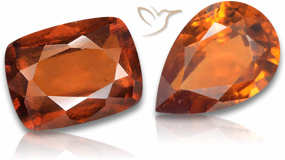 Granato hessonite naturale