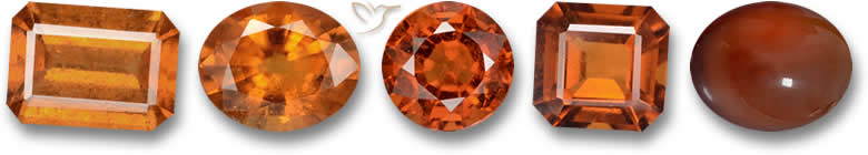 Acquista gemme di granato hessonite