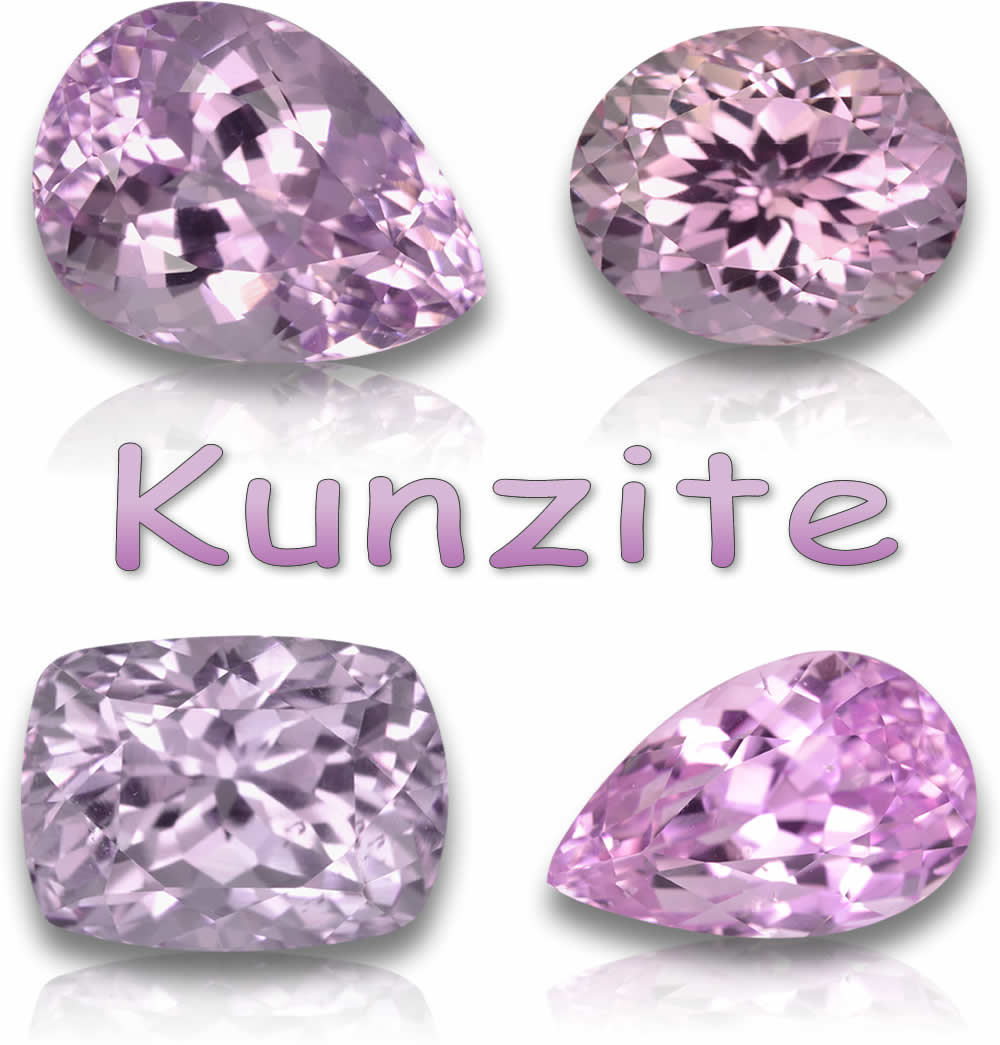 Pietre preziose naturali di Kunzite