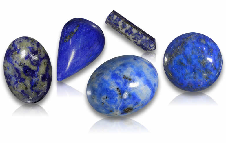 Loose Lapis Lazuli Stones - Natural, Polished, and Rare Lapis Lazuli for Jewelry