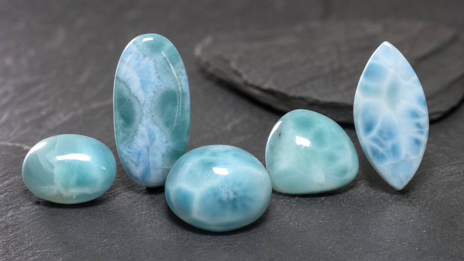 Pietre preziose di larimar naturale - guida all'acquisto