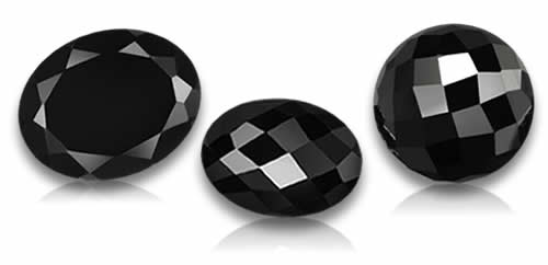 Pietre preziose naturali di granato melanite