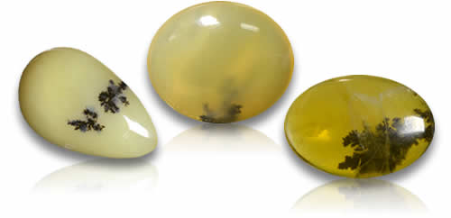 Gemme di opale muschiato
