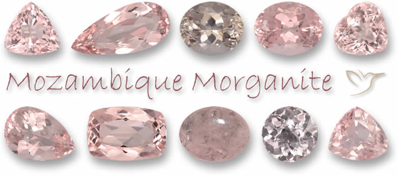 Acquista pietre preziose Morganite del Mozambico
