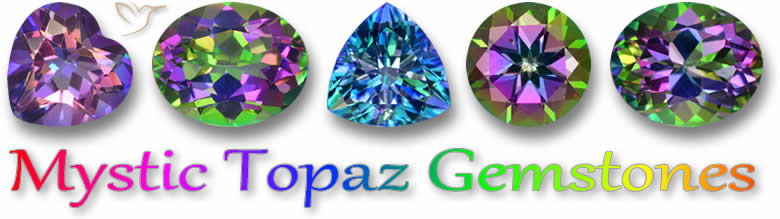 Pietre preziose di topazio mistico