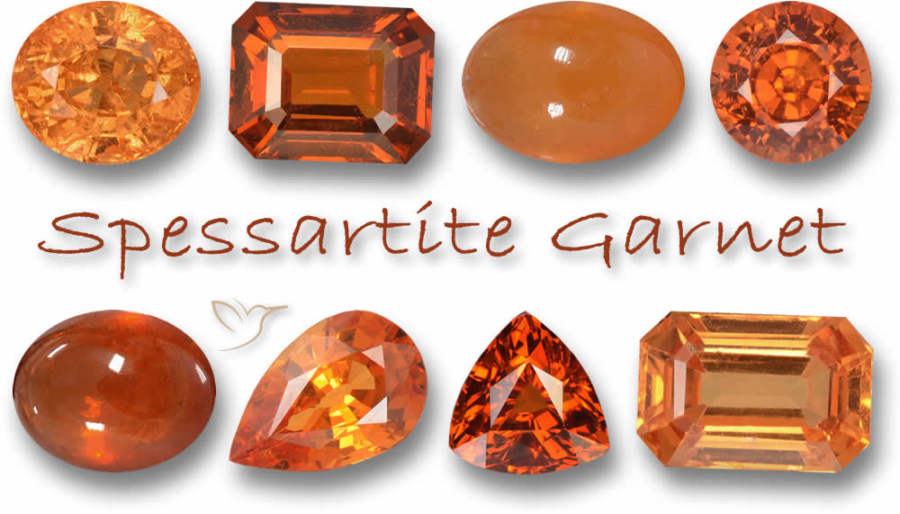 Granato spessartite naturale