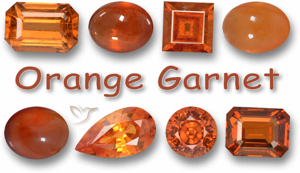 Acquista pietre preziose di granato arancione