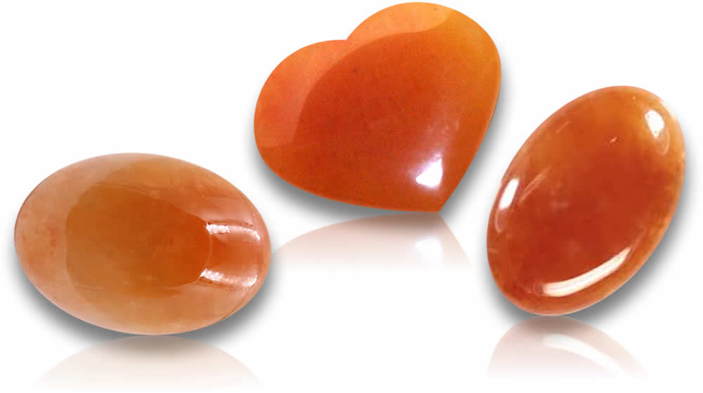 Acquista pietre preziose di giada arancione