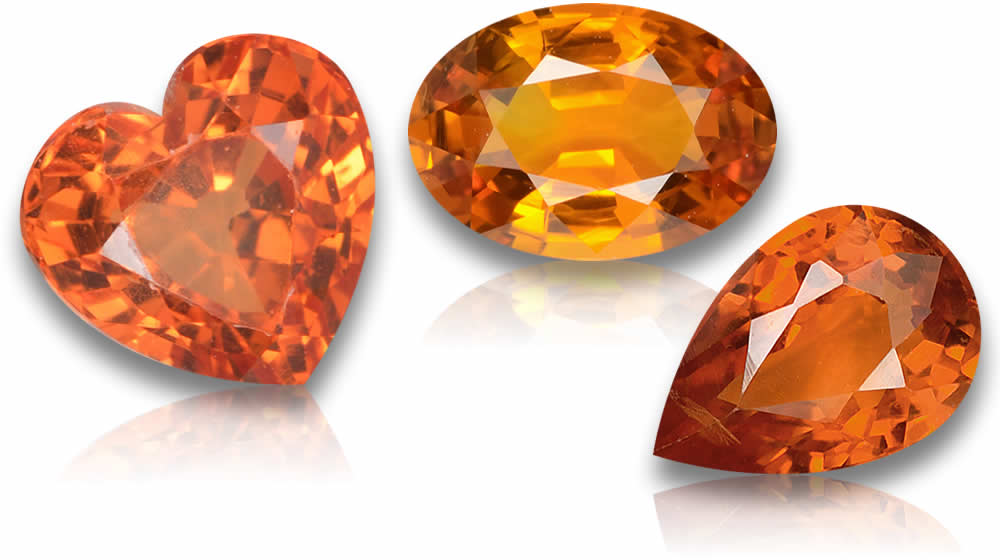Acquista pietre preziose di zaffiro arancione