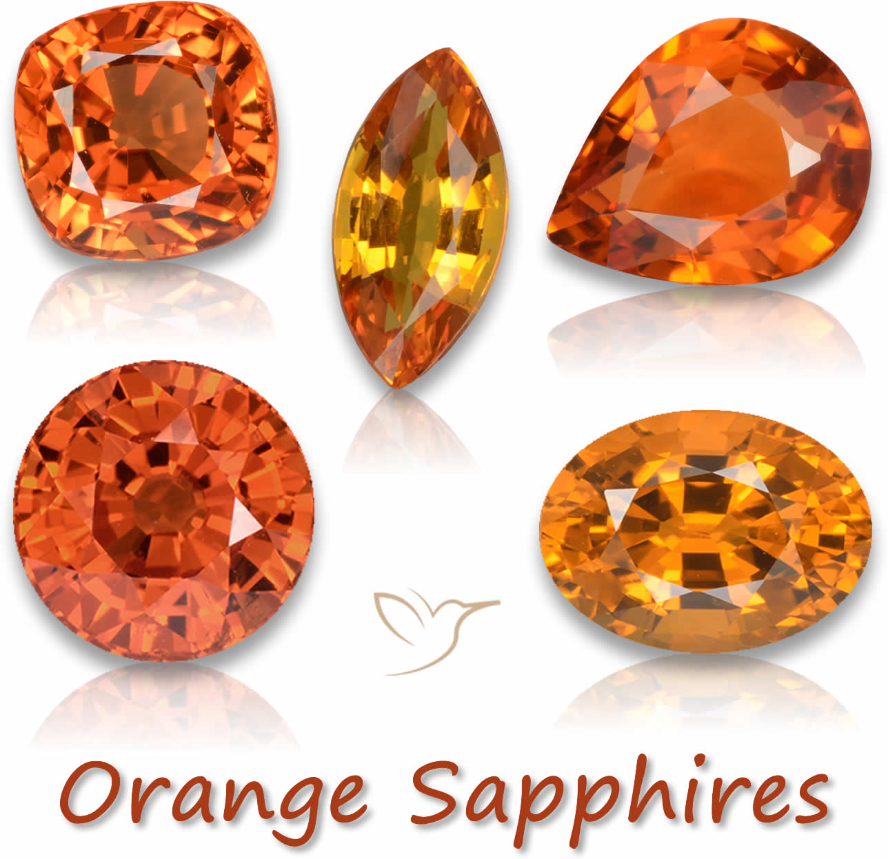 Zaffiro arancione in vendita