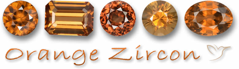 Buy Orange Zircon Gemstones