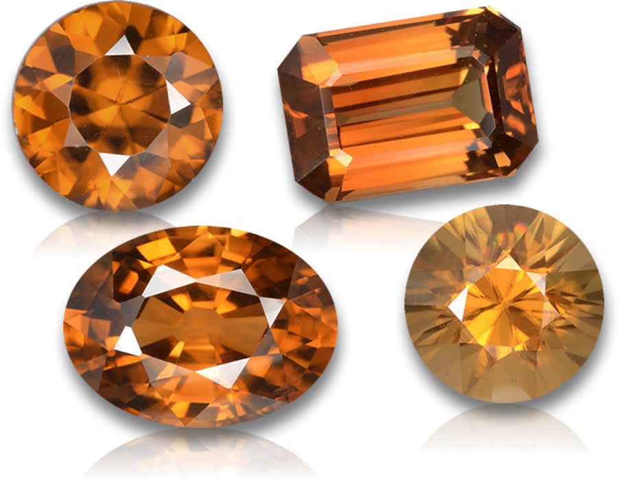 Zircone arancione in vendita