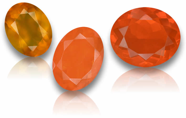 Oval Fire Opal - Natural, Certified Loose Gems