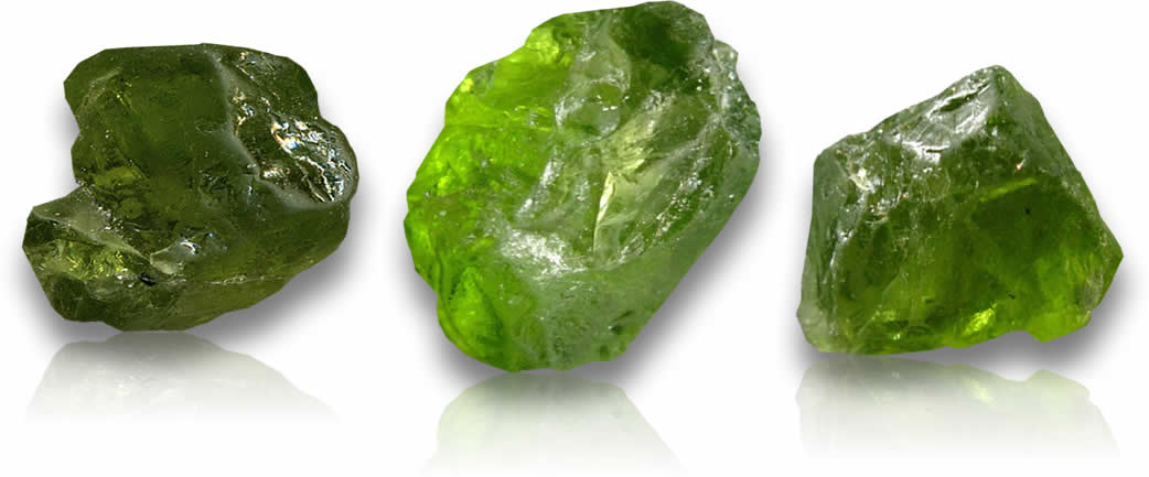 Pietra grezza peridoto