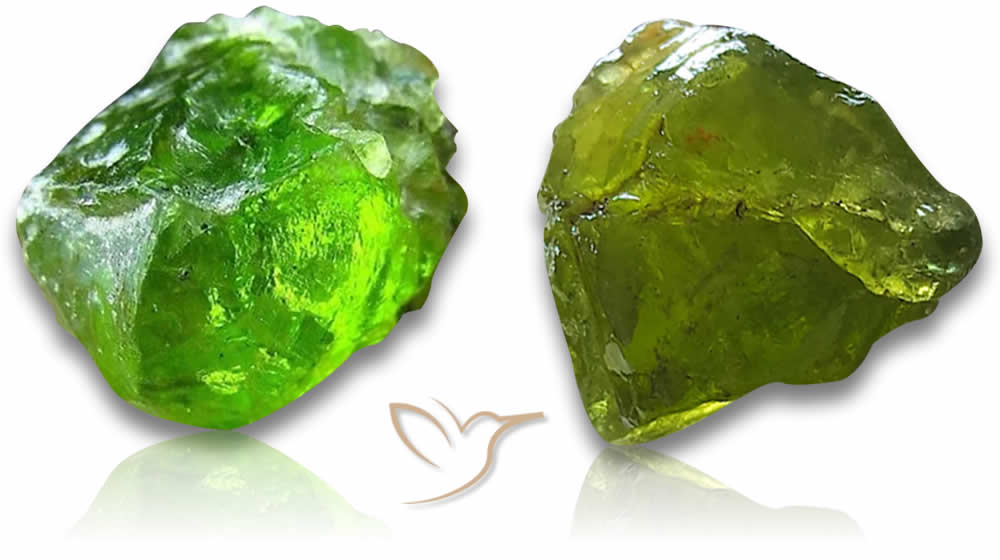 Pietra grezza peridoto