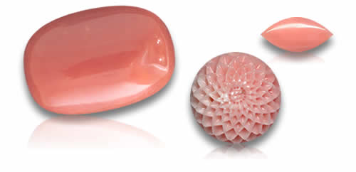 Pietre preziose di corallo rosa naturale