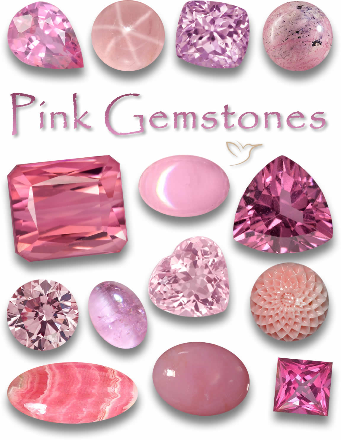 Guida alle pietre preziose rosa