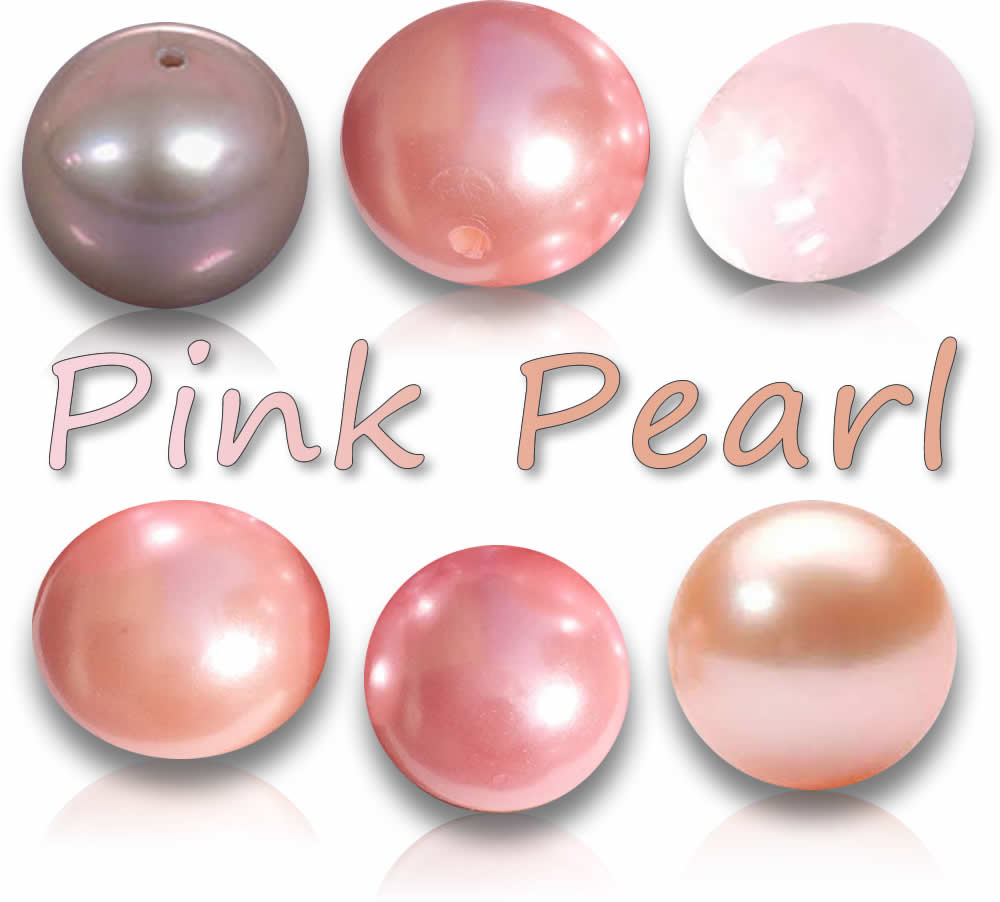 Gemme di perle rosa naturali