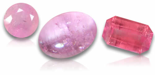 Pietre preziose di pezzottaite rosa naturale