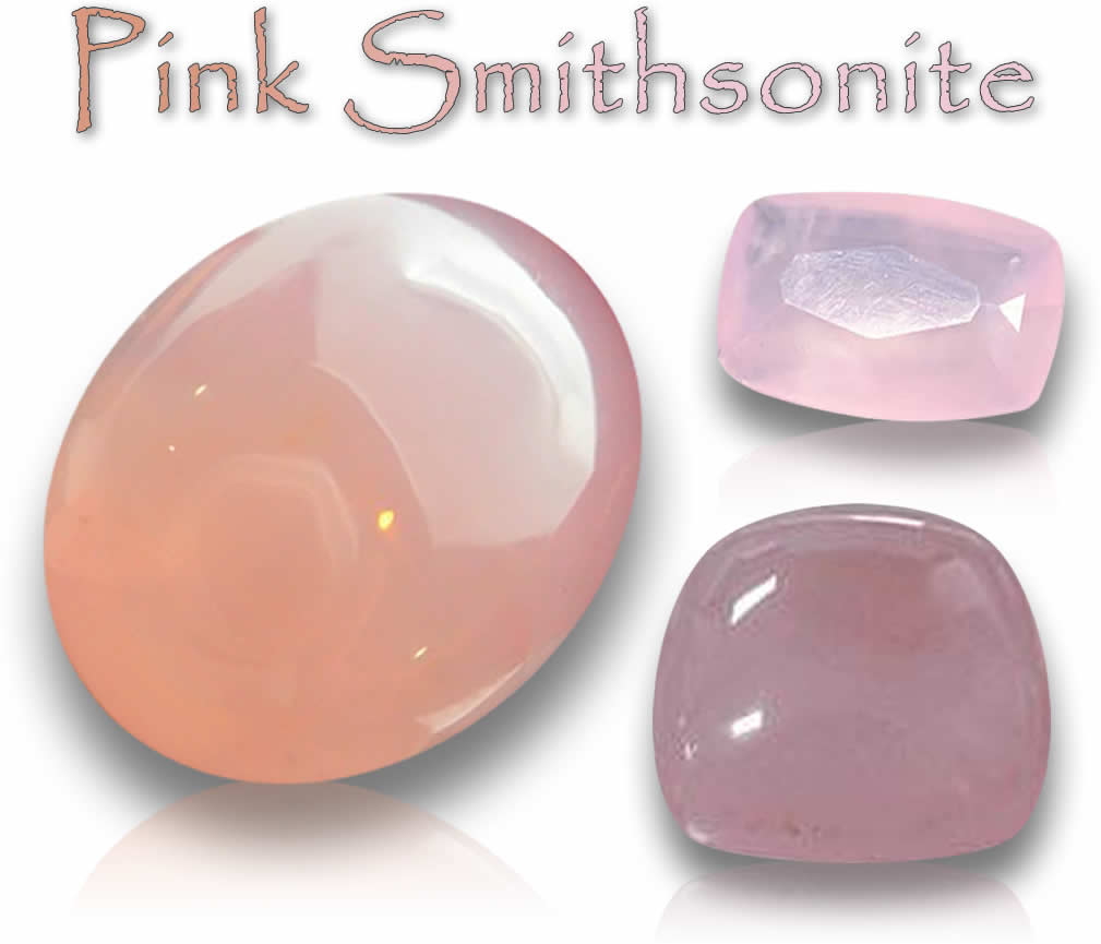 Pietre preziose Smithsonite rosa naturale
