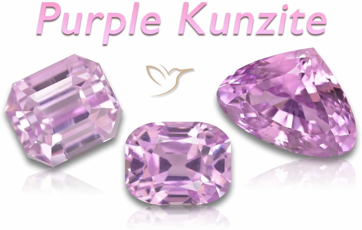 Kunzite viola sciolta in vendita