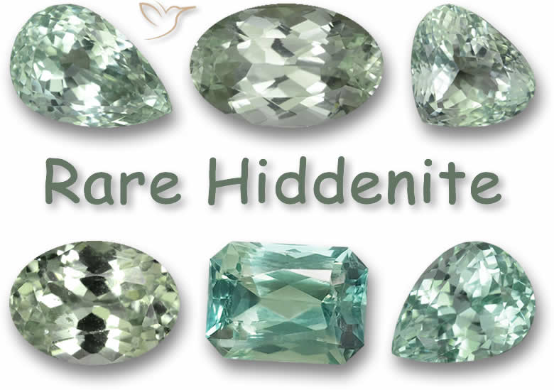 Gemme rare di Hiddenite