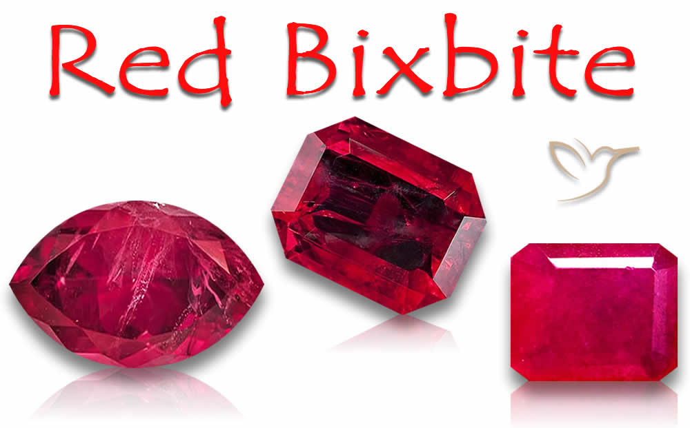 Pietre preziose Bixbite rosse