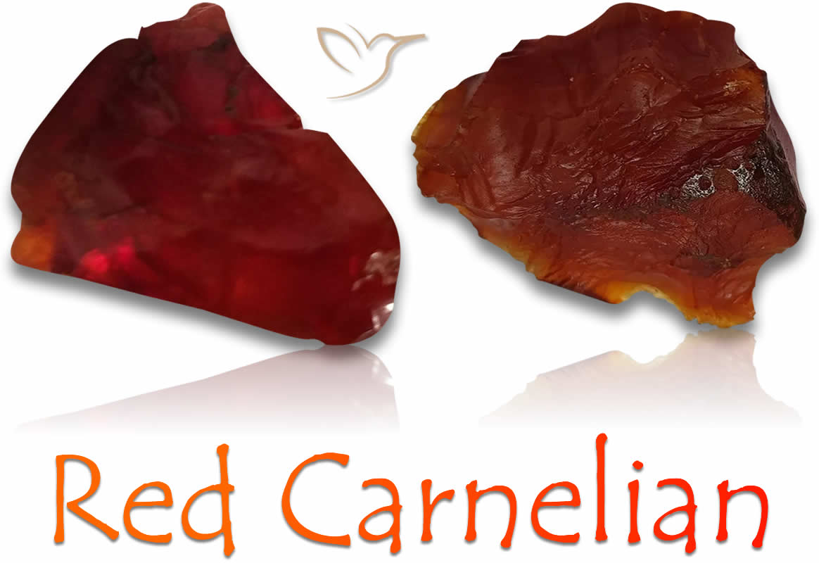 Pietre corniola rosse grezze