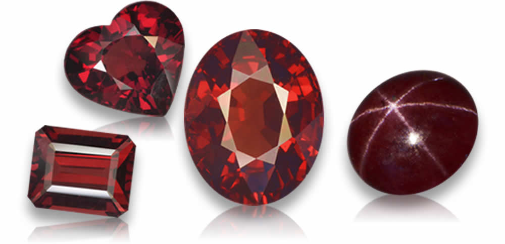 Granato rosso - Gemme di qualità certificata da GemSelect