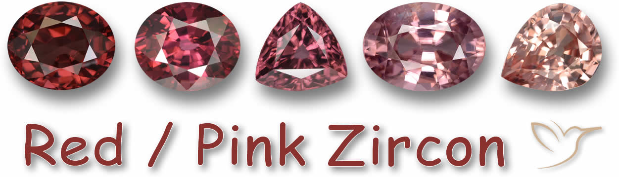 Acquista pietre preziose zirconi rosse/rosa